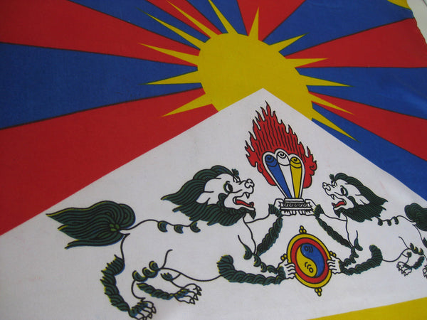 Tibetan National Flag, large size 40" x 26"