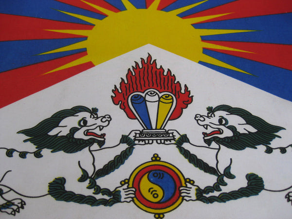 Tibetan National Flag, large size 40" x 26"