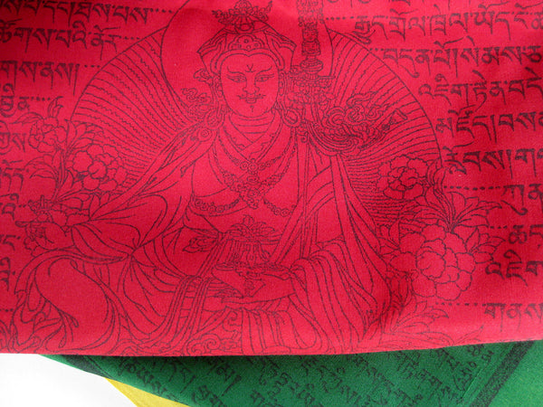 25 Large Tibetan Prayer Flags, high grade cotton