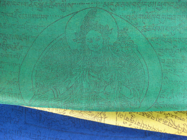 25 Large Tibetan Prayer Flags, polyester