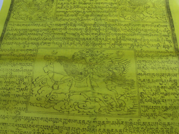 25 Large Tibetan Prayer Flags, polyester