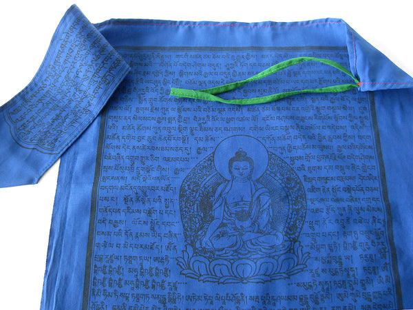 Vertical Tibetan Prayer Flags, Dar-cho, in  high quality cotton