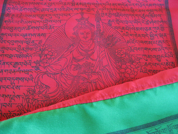 Vertical Tibetan Prayer Flags, Dar-cho, in  high quality cotton