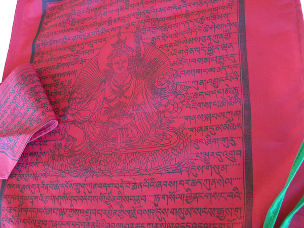 Vertical Tibetan Prayer Flags, Dar-cho, in  high quality cotton