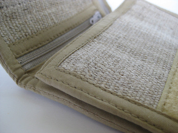 Hemp Wallet with Om Embroidery