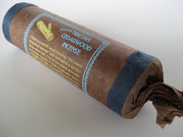 Handmade natural cedar incense from Nepal