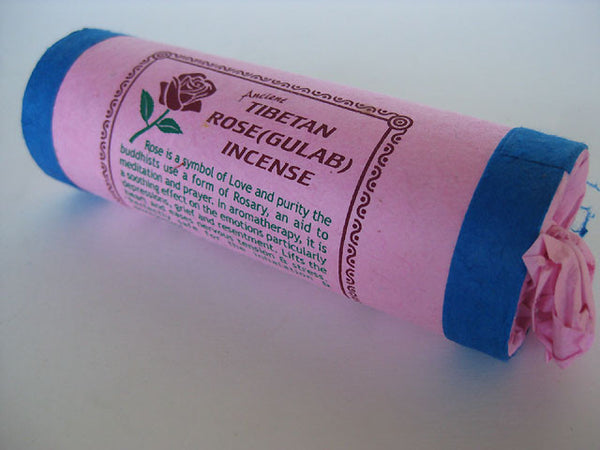 Tibetan Rose Incense, Gulab, natural sticks