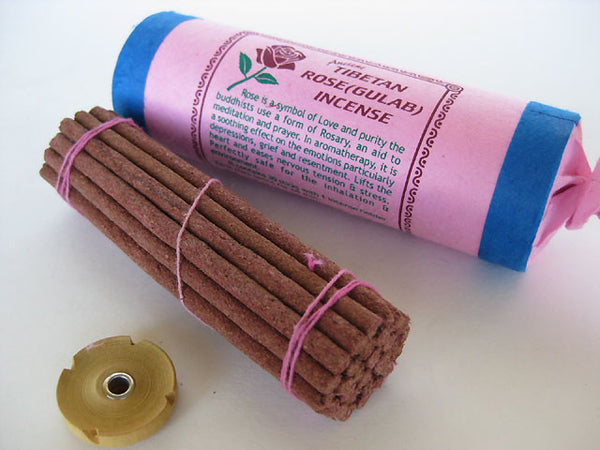 Soothing Rose Incense sticks handmade in the Himalayas
