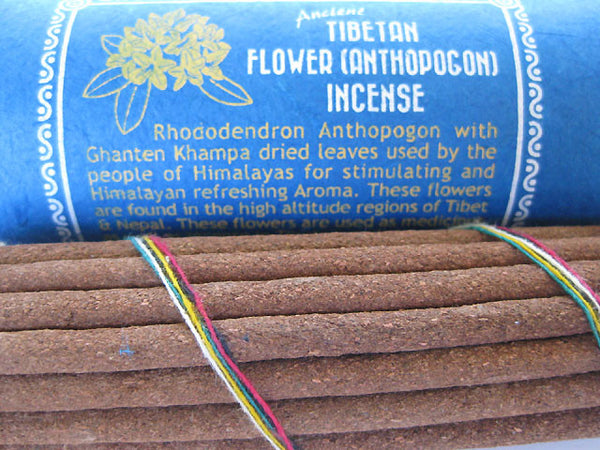 Tibetan Flower Incense sticks with incense burner