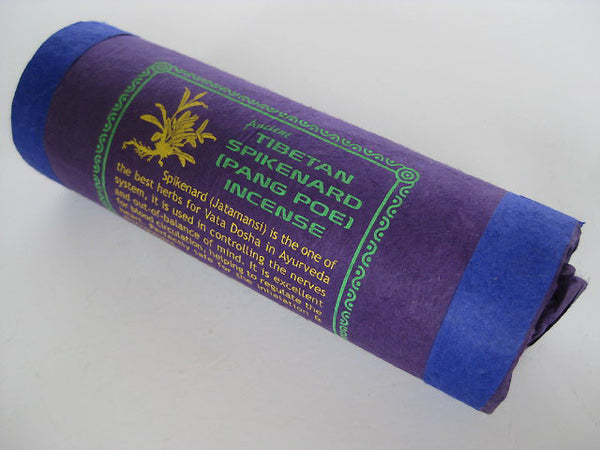 Tibetan Spikenard (Pang-Poe) Incense sticks with incense burner