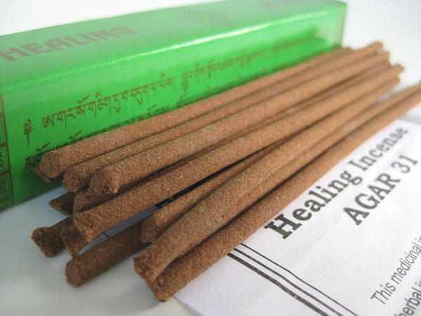 Tibetan Healing Incense (green box)