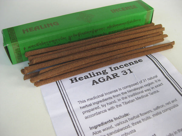 Set of three Tibetan healing incense