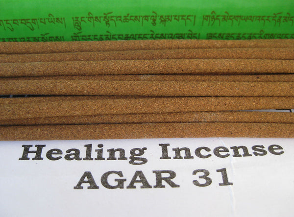 Set of ten healing blends of natural Tibetan Incense