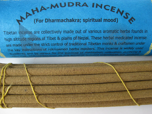Maha Mudra Incense for Dharmachakra, spiritual mood