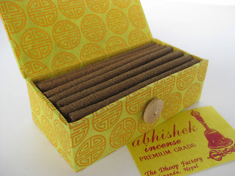 Abhishek premium Tibetan Incense sticks handmade in Nepal