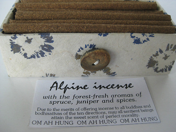Alpine Incense handmade in the Himalayas