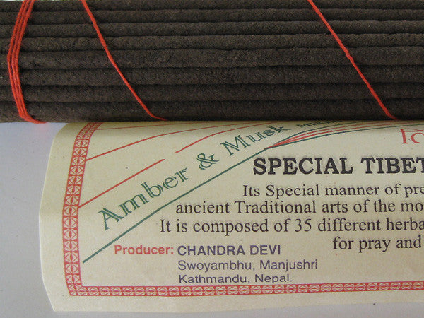 Amber and Musk Tibetan Incense
