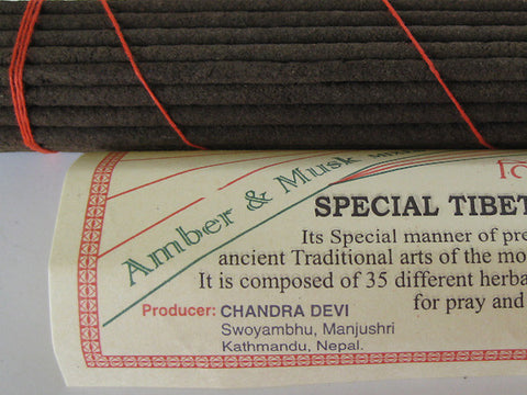 Amber and Musk Tibetan Incense
