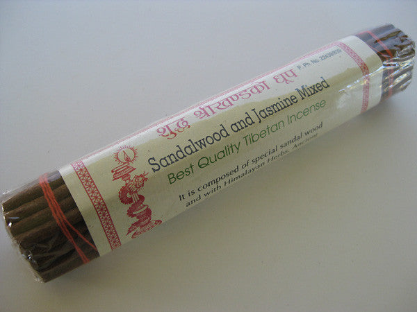 Sandalwood and Jasmine Tibetan Incense