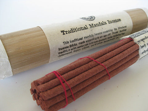 Traditional Mandala incense contains the Himalayan incense sticks