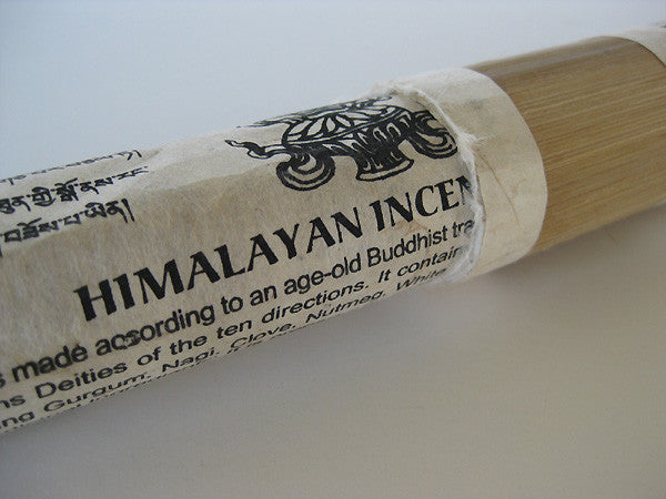 Himalayan incense sticks in bamboo case
