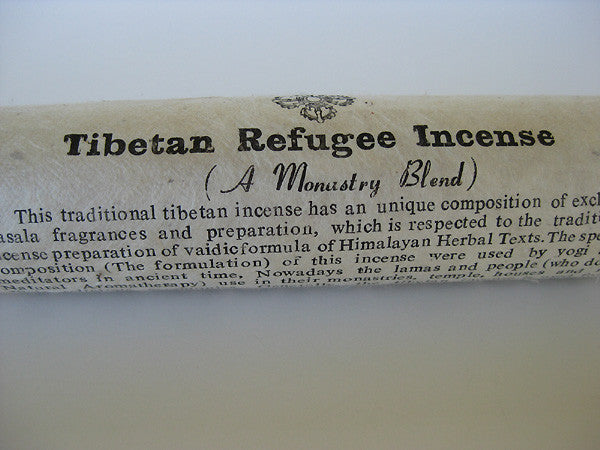 Tibetan Refugee Incense handmade in Nepal