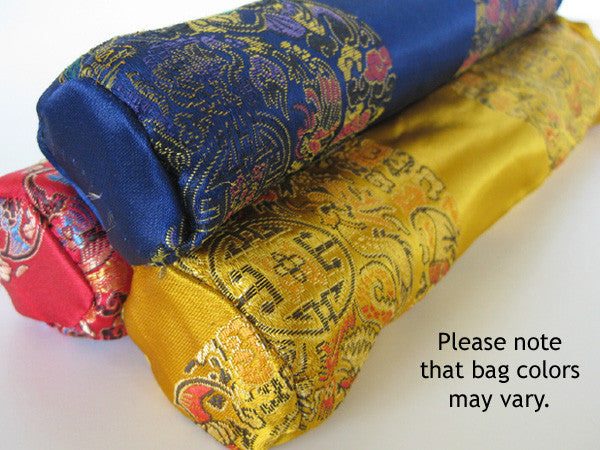 Nirvana Incense comes inside a bamboo tube wrapped in <em>Lotka</em> paper