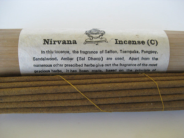 Nirvana Incense C, traditional Tibetan sticks