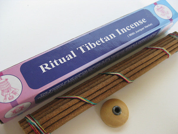 Ritual Tibetan Incense sticks made with Juniper and Himalayan herbs