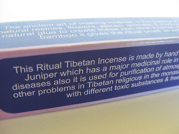 Ritual Tibetan Incense comes with a small wooden incense burner