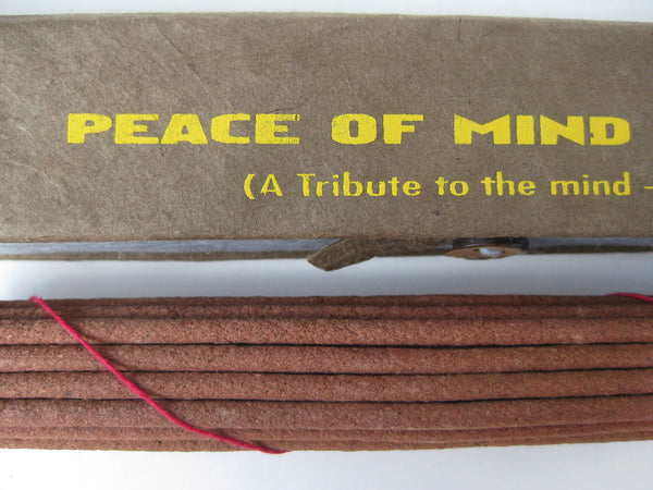 Peace of Mind Incense, a tribute to the Mind Chakra