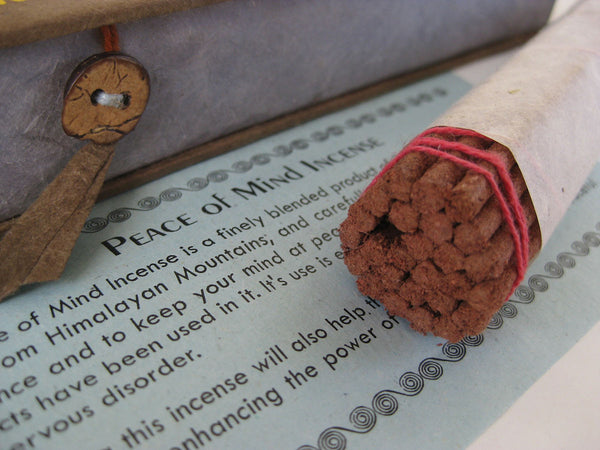Peace of Mind Tibetan incense handmade in Nepal