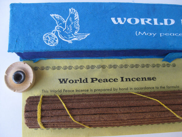 World Peace Incense, may peace and love prevail in the world