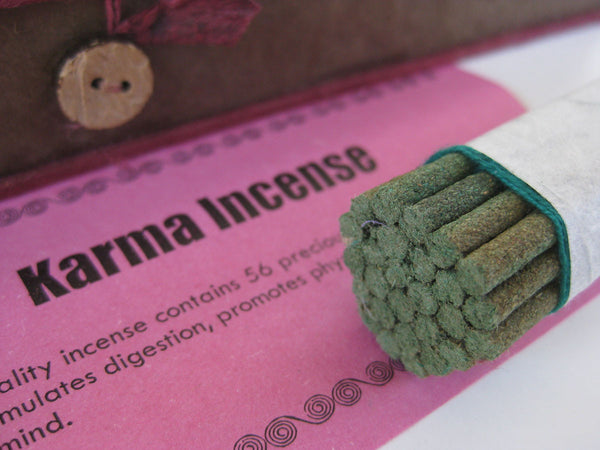 Karma Incense, a blend of 56 herbs