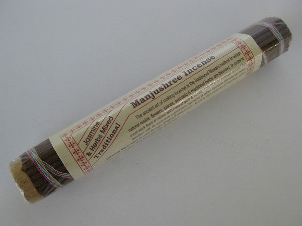 Manjushree Incense comes with a small wooden incense burner