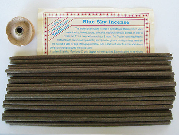 Blue Sky Incense handmade in Nepal