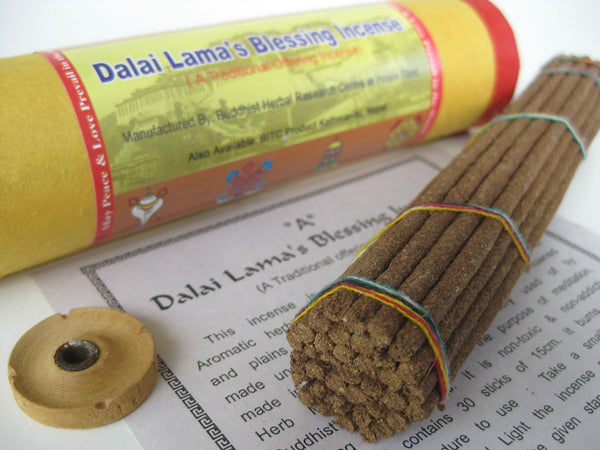 Set of three Tibetan incense handmade in Nepal