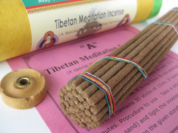 Set of three Tibetan incense handmade in Nepal