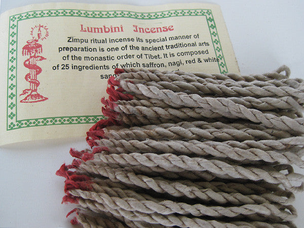 Lumbini Special Incense is a Nepali handmade Himalayan rope incense ...