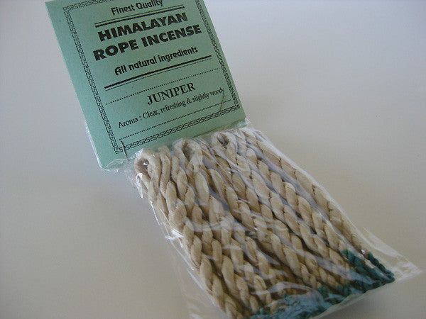 Juniper Rope Incense handmade in Nepal