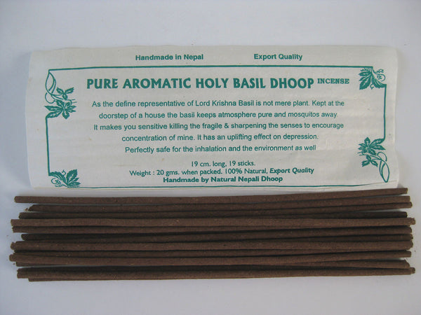 Pure Aromatic Basil Dhoop Incense