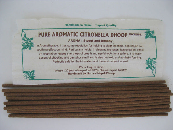 Pure Aromatic Citronella Dhoop Incense
