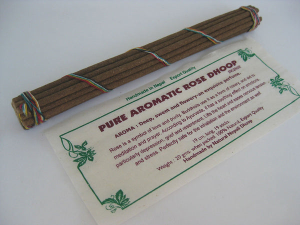 Pure Aromatic Rose Dhoop Incense