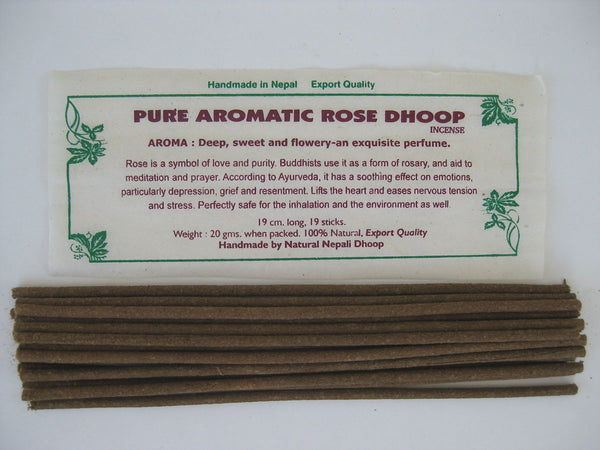 Pure Aromatic Rose Dhoop Incense