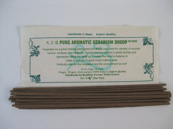 Pure Aromatic Geranium Dhoop Incense