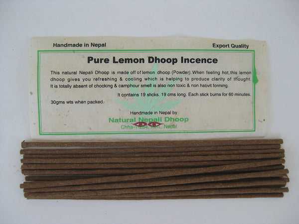 Pure Aromatic Lemon Dhoop Incense