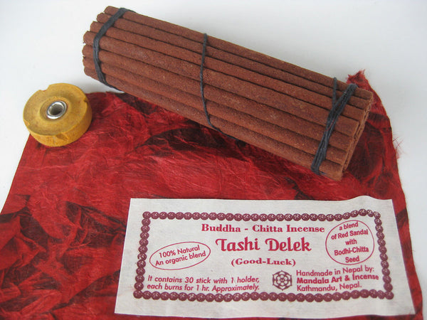 Buddha Chitta Incense Tashi Delek for good luck