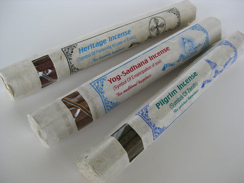 Set of three spiritual Tibetan Incense blends