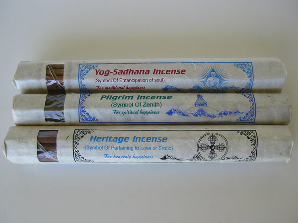 Set of three spiritual Tibetan Incense blends