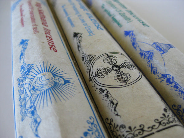 Set of three spiritual Tibetan Incense blends